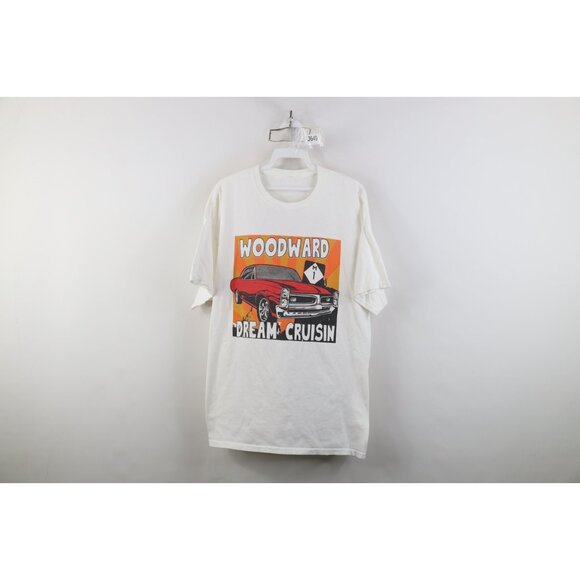 Vintage Other - Vintage Y2K Streetwear Mens Large Woodward Dream Cruise Detroit T-Shirt White